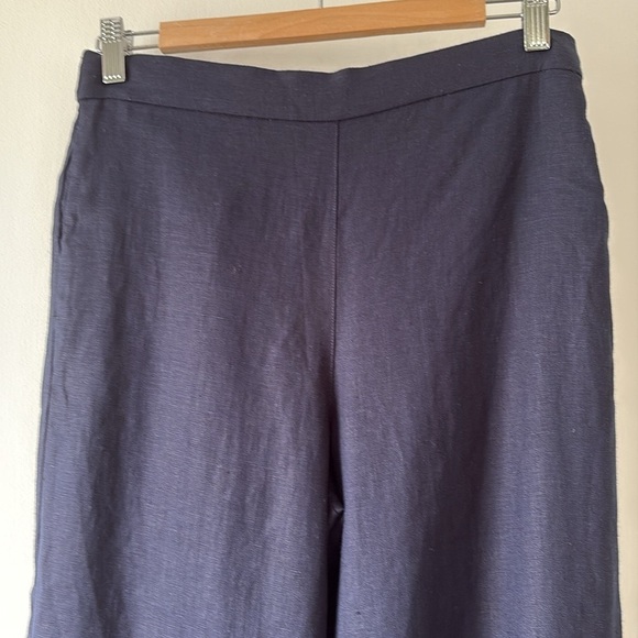 Boden Navy Blue Hampstead Linen Trousers 6P - Picture 5 of 15
